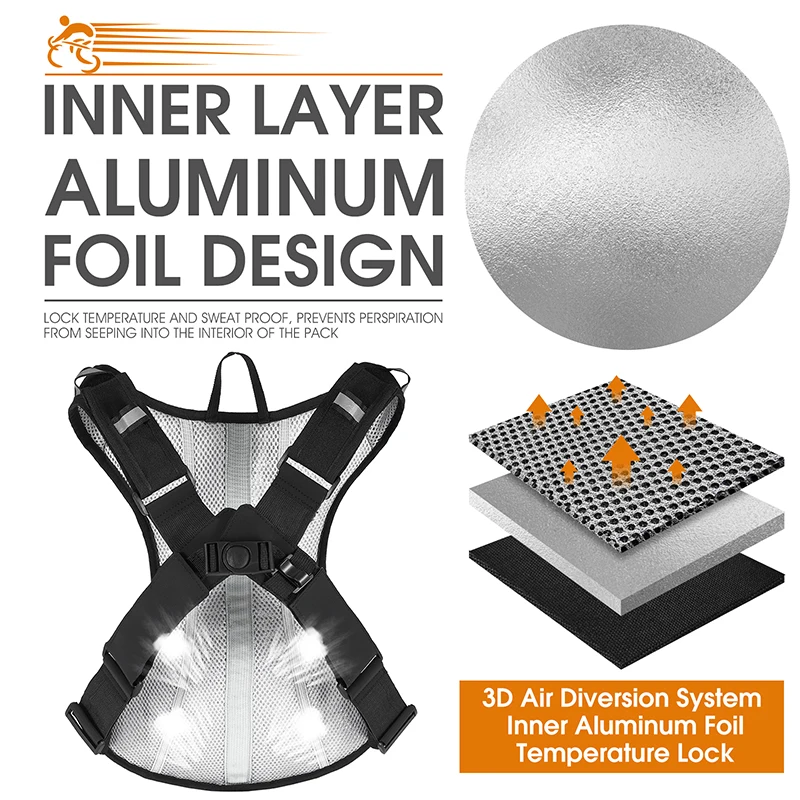 Эргономичный Регулируемый рюкзак для горного велосипеда 10 л |