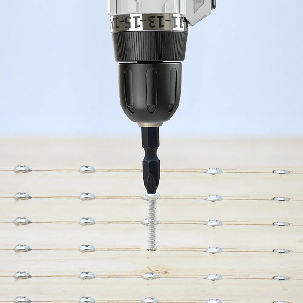 

Adjust Wood Cutter Tool Kit Set 10pcs S2 Alloy Steel Magnetic Double-ended PH2 Head Electric Screwdriver Bits