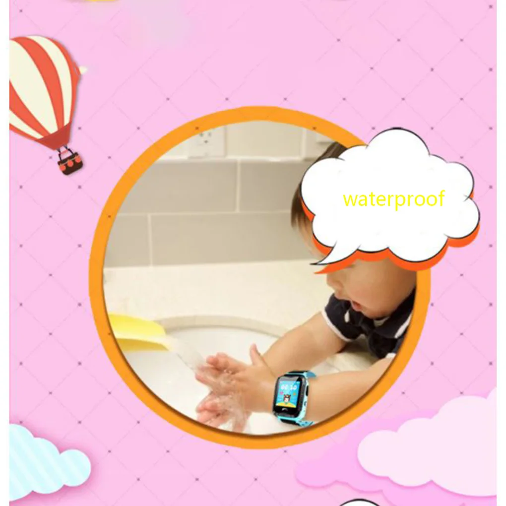 

Детские Водонепроницаемые Смарт-часы с GPS-камерой и фонариком