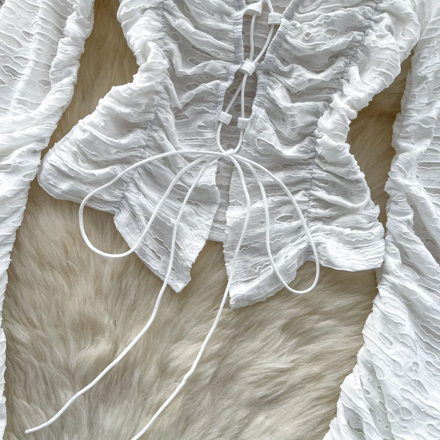 Hotsweet винтажный элегантный квадратный воротник с длинными рукавами шикарный