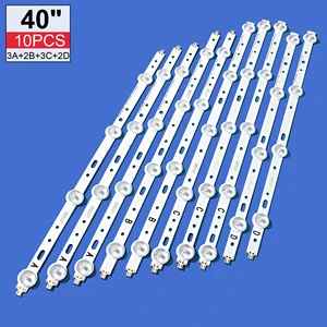 Светодиодная лента для телевизора Philips 40PFL3208T60 40PFL3208H12 40PFL3108T60 40PFL307812, 10 полос