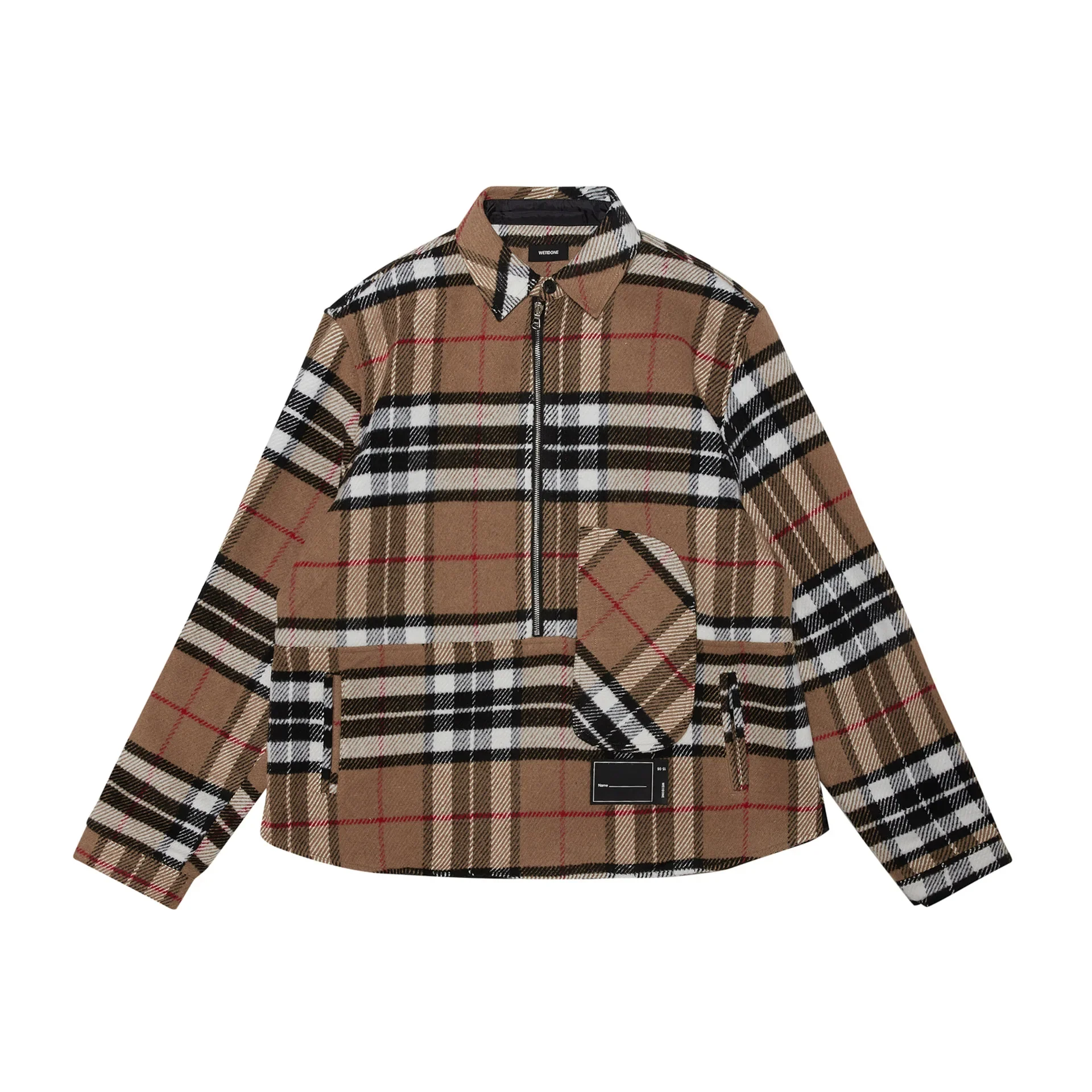 Новинка 2022 модная женская клетчатая куртка Welldone в Корейском стиле повседневное