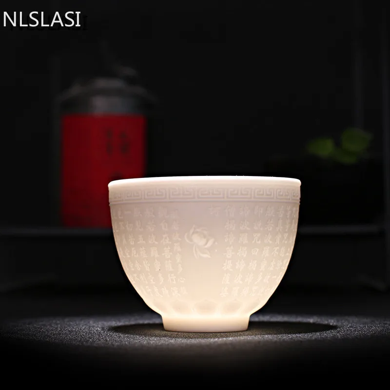 

2 шт., фарфоровая чайная чашка Qingming с картой реки, Сает, Нефритовый фарфоровый чайный набор, домашняя чайная чашка, керамические чайные чашки ...