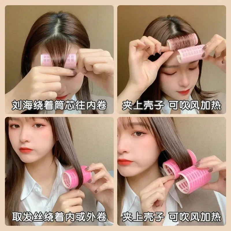 S/M/L ленивые бигуди для волос с воздушной челкой завивки пластиковые