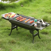 family barbecue grill 1 5 people camping portable barbecue stove outdoor folding barbecue grill picnic bbq