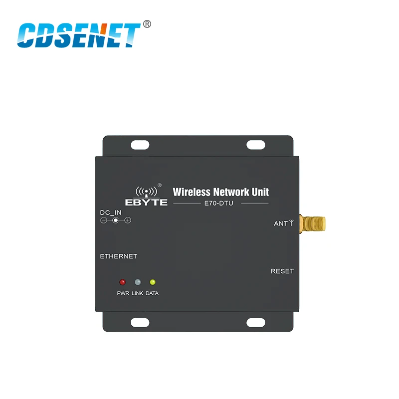 Ethernet Star Network 433MHz 30dBm 1W Long Range Wireless Transceiver E70-DTU(433NW30-ETH) IoT PLC Data Transmission RF Module