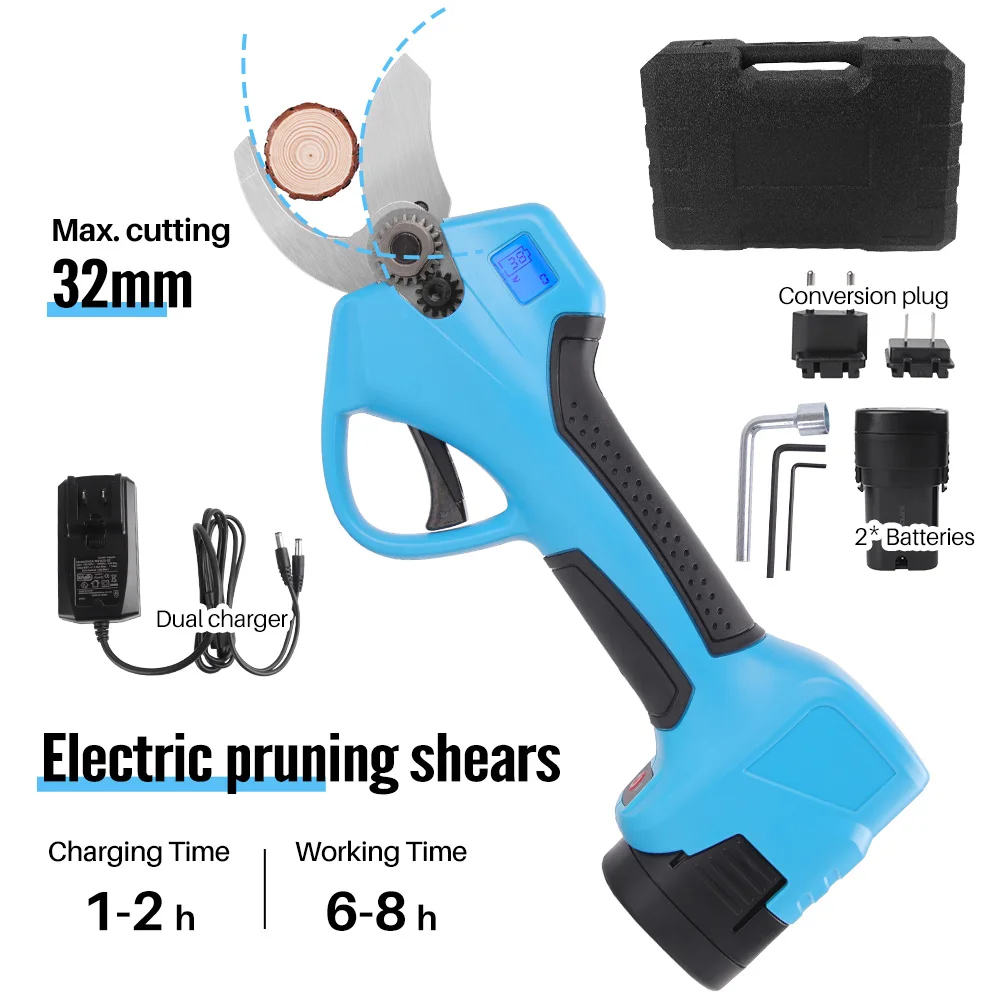 Садовые ножницы для резки ветвей дерева портативные беспроводные электрические