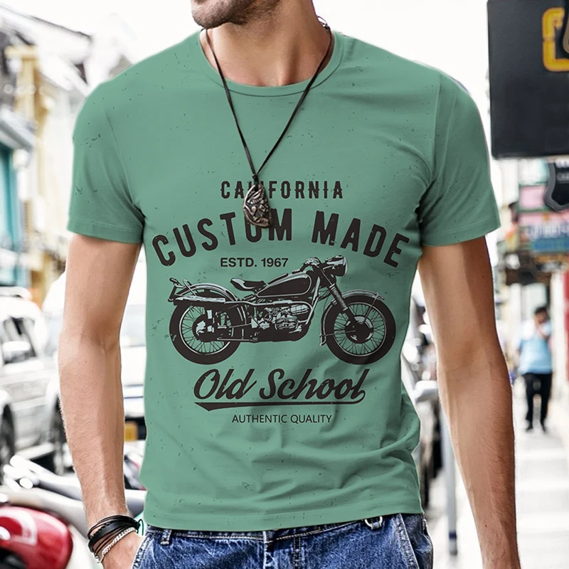 

Men's T-shirt Retro Style Fashion Harajuku O-Neck T-shirts Short Sleeve Loose 3D Print Hip Hop Casual Male Cool Tee Breathable