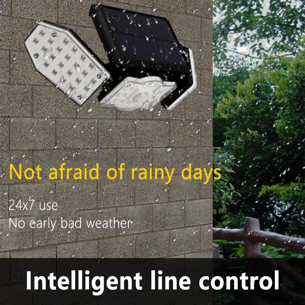 

Wall Lights LED Body Induction Solar Lights Security Rotatable Waterproof Outdoor Light Garden Street Lighting Tools