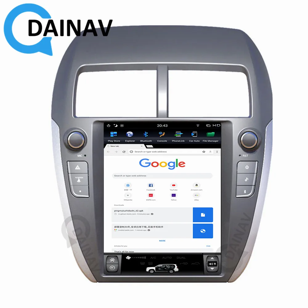 Автомобильный радиоприемник стерео для Mitsubishi ASX RVR 2013 2014 2015 2016 2017 2018 2019