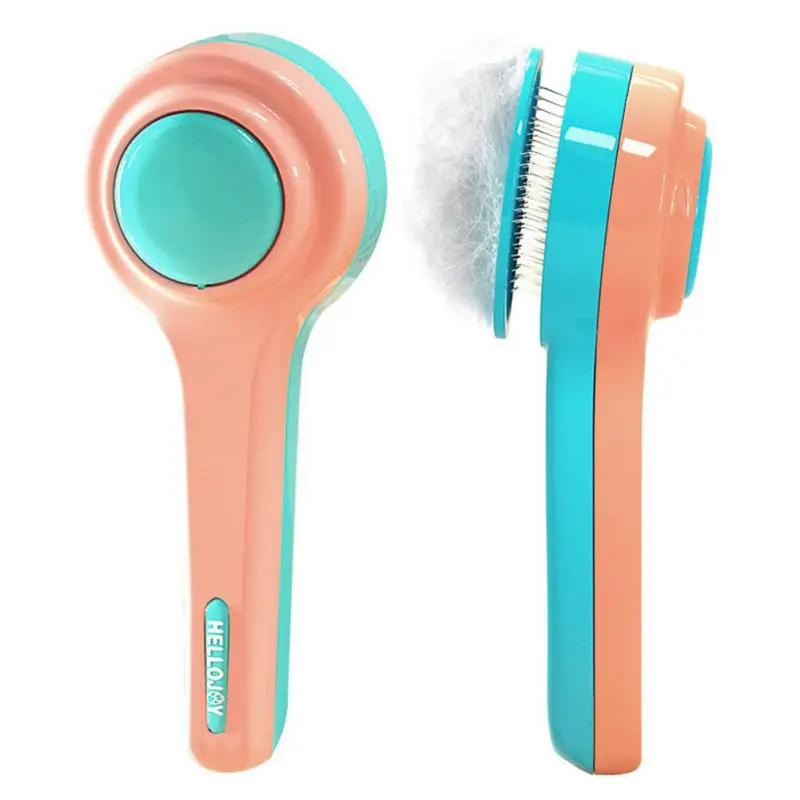 

Dog Hair Removal Comb Cat Flea Com Pet Grooming Brush Cats Comb for Dogs Grooming Tool Automatic Hair Brush Trimmer New Style