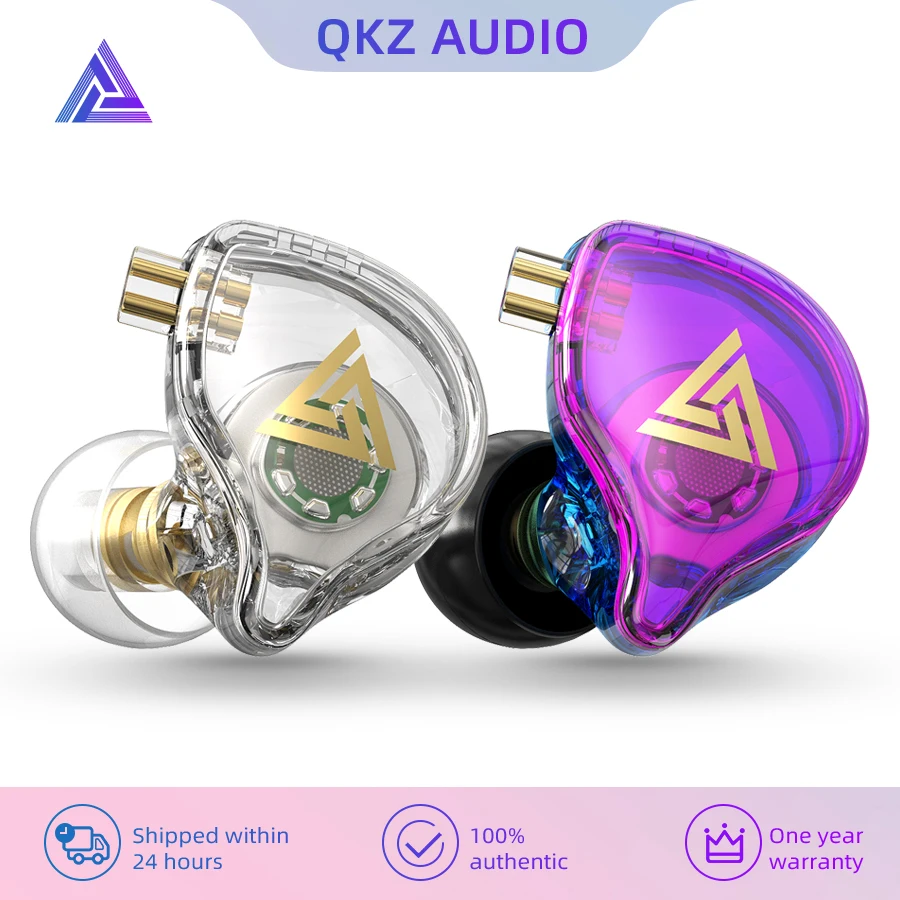 

Наушники-вкладыши QKZ AK6 PLUS EDX Pro, 1DD, с шумоподавлением