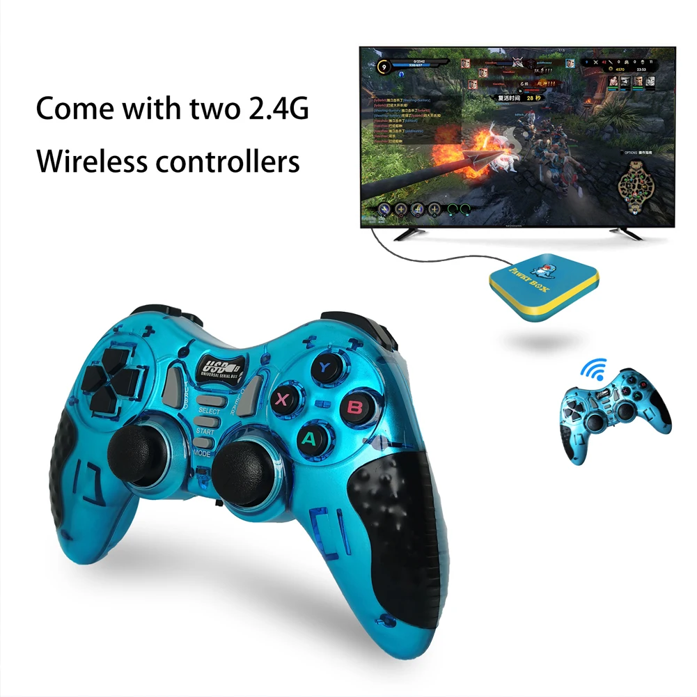

Портативная Беспроводная игровая консоль 4K, 2,4g, Wi-Fi, для PS1/SMS/N64/PSP, 50000 + игр, игровой контроллер с поддержкой ТВ-выхода