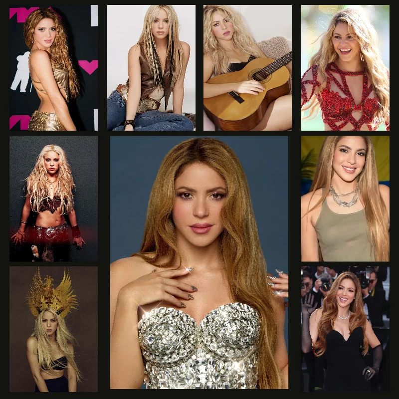 Колумбийский певец S-Shakira постер самоклеящаяся художественная водостойкая