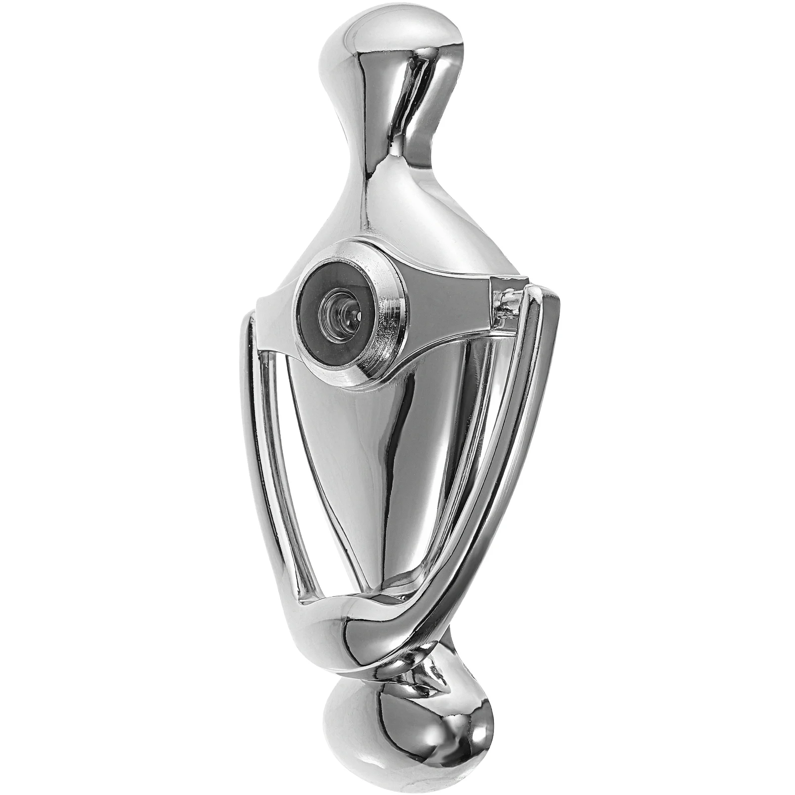 

Door Knockerviewer Peephole Knockers Eyealloy Front Zinc Home Supply Knockbrass Uniquepeepholes Silver Modernhotel Household