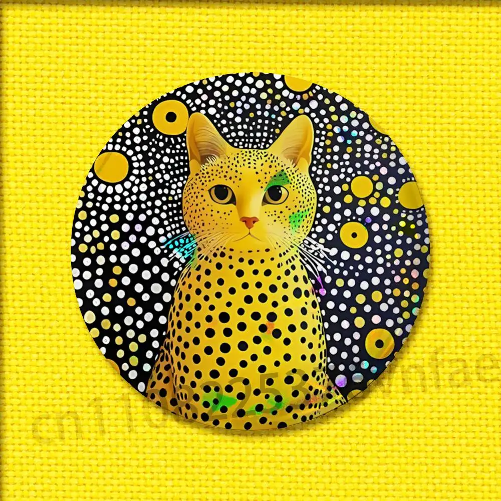 Значок Y-Yayoi Art K-Kusama для 32 мм, 25 мм, 44 мм, 75 мм, 58 мм, круглая брошь, обложка знаков, сувенир (art.: 3920d3cd60641) - 3920d3cd60641