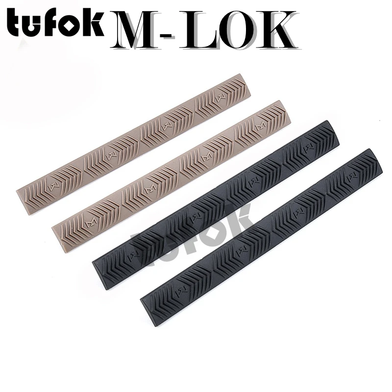 

Tufok 4 шт. Mlok рельсовая Накладка для винтовки страйкбольной детской рельсовой накладки пластиковые резиновые аксессуары для охоты Пикатинни ...