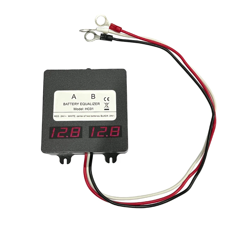 

12V Battery Equalizer With Display 2x12V Lead Acid Gel AGM Voltage Balancer Battery Charger Regulator in Serial 2S