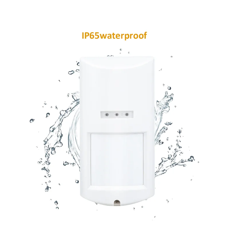 

Wired Outdoor Passive Infrared Sensor IP65 Waterproof Microwave Motion Detector Anti Pet for Home/Hotel/School/Factory/Hosipital