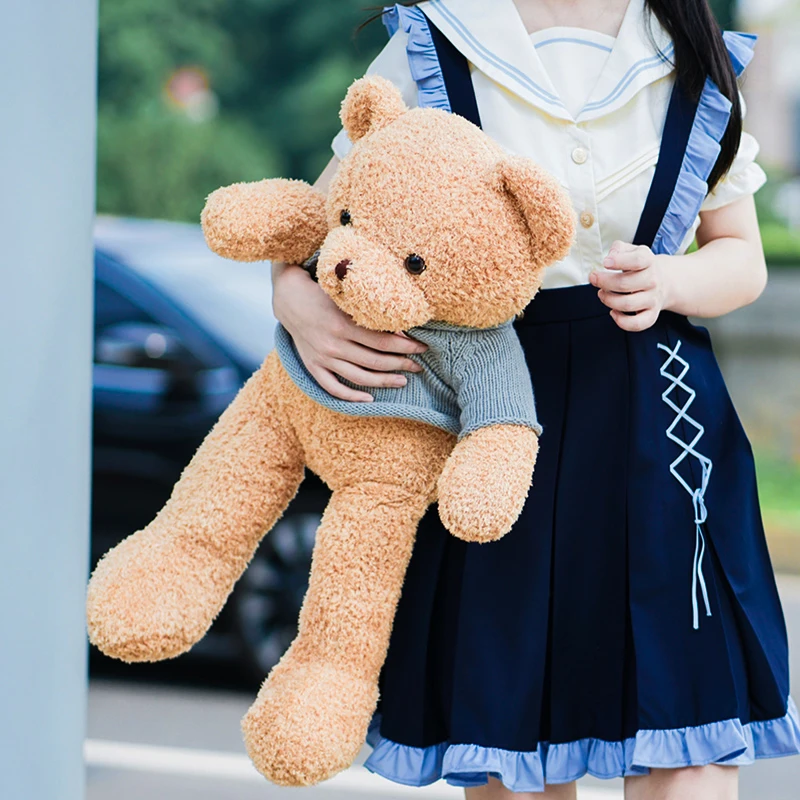 

Kawaii Holiday Gift Wholesale Clothes Teddy Bear Plush Toy Cute Hug Doll Bear Doll Girlfriend Birthday Surprise Bed Sofa Pillow