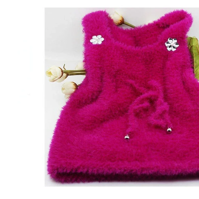 100 г двусторонняя бархатная пряжа из искусственного меха плетеные перчатки