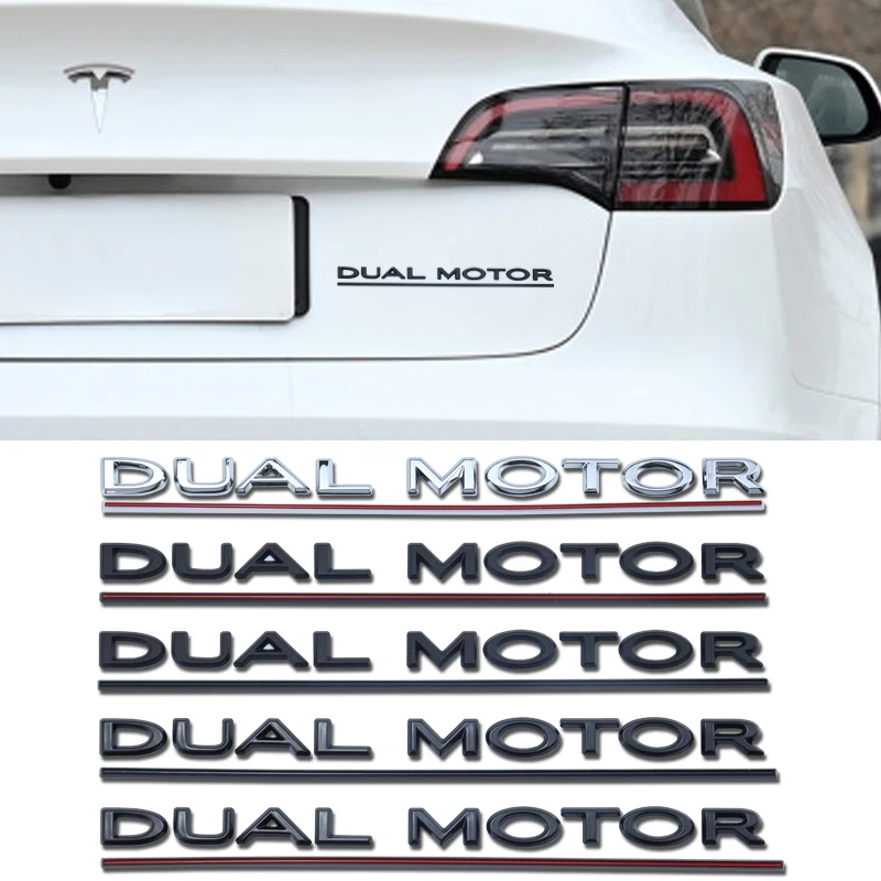 

Эмблема двойных моторов для Tesla Model 3, эмблема мальетеро с высоким уровнем шума, стиль
