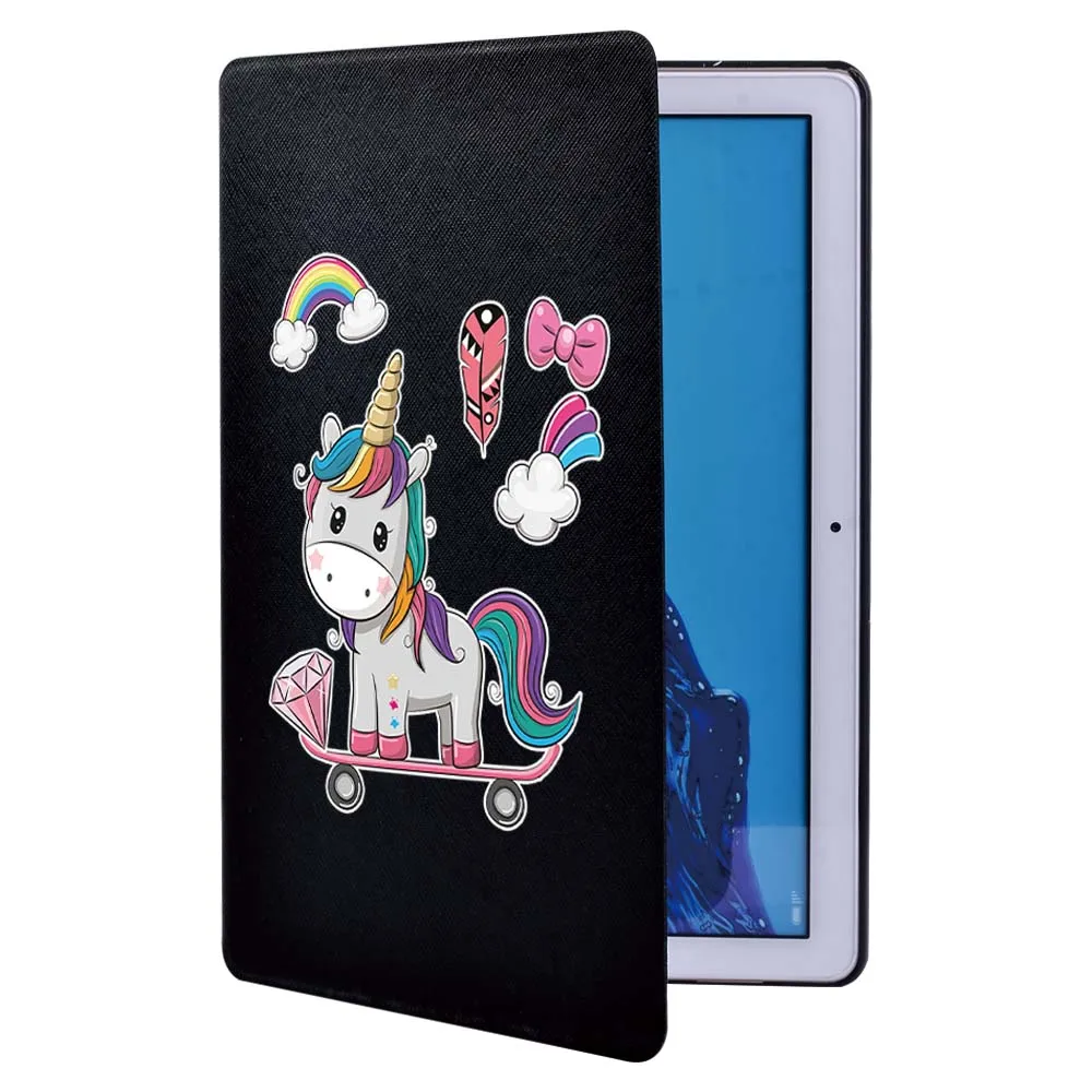 Чехол-книжка для планшета Huawei MediaPad M5 Lite/M5 10 8/MediaPad T5 1/T3 8/T3 9 6 дюймов + Бесплатный