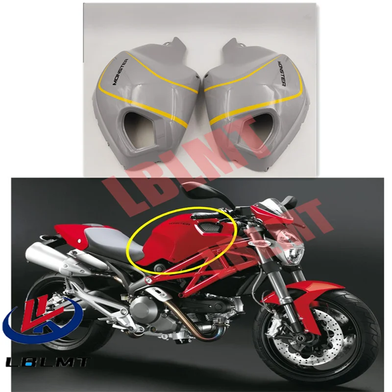 

Боковая обтекатель топливного бака для DUCATI Monster 696 795 796 M1100 2008 2009 2011 2012 2013
