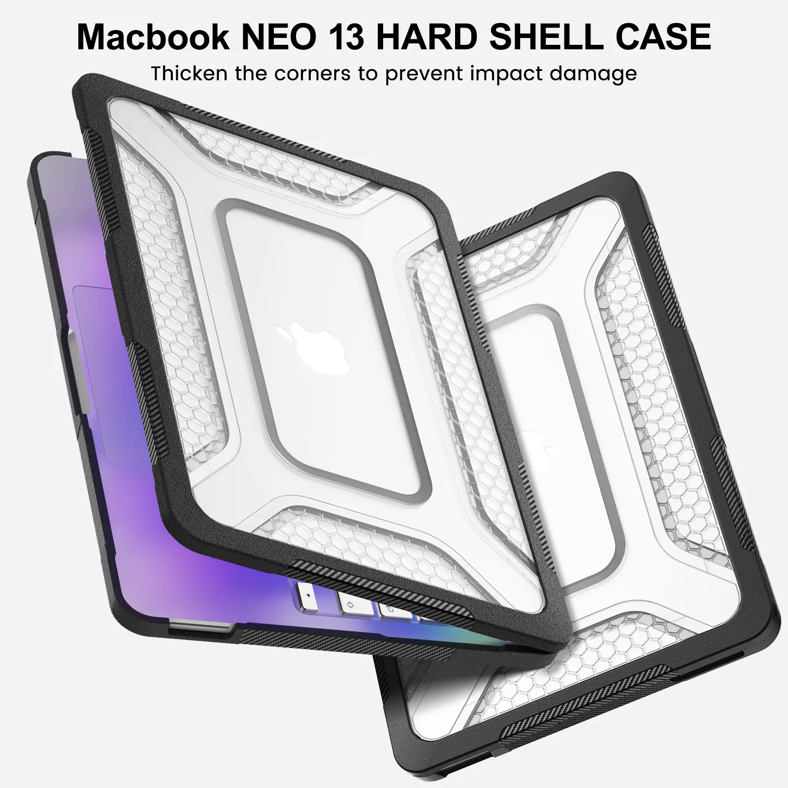 Прочный чехол для ноутбука MacBook NEO 13 дюймов (A3404) 2026 Neo, чехол-рюкзак для ноутбука, противоударный защитный чехол для компьютера (art.: 3920da44d2e2c) - 3920da44d2e2c