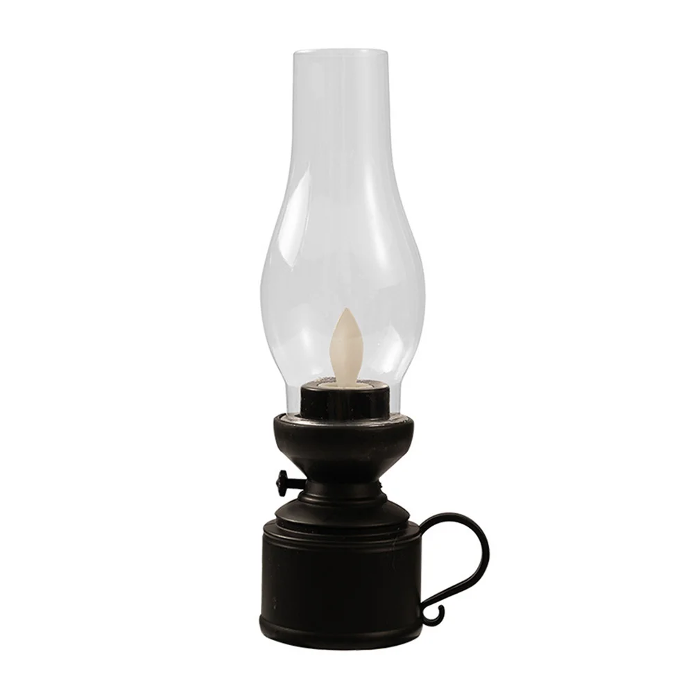 

LED Kerosene Lamp Decorative Oil Lamp Table Electronic Plastic Kerosene Oil Lamp