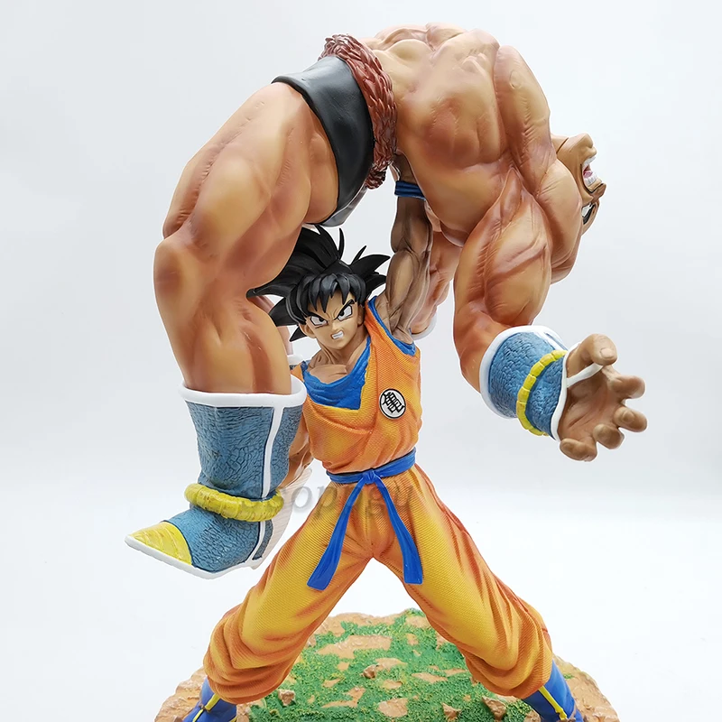 Дешево Фигурка из аниме «Драконий жемчуг», Сон Гоку против наппа, сцена битвы, настольное украшение, фигурка из ПВХ, Коллекционная модель, игрушки, ...