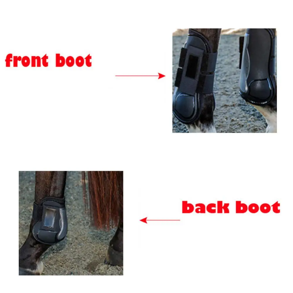 

2 Pairs Horse Tendon Fetlock Boots Equestrian Jumping Legs Protection Gears Protection Boots Lightweight Horse Protective Gear