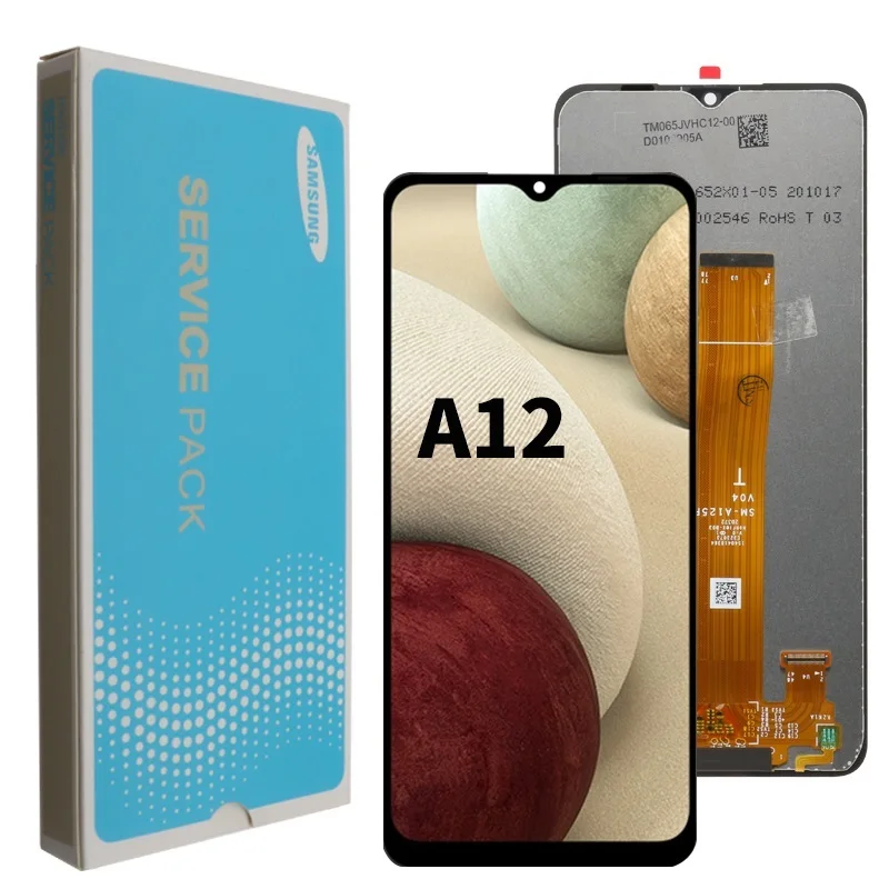 

Display For Samsung Galaxy A12 A125F A125F/DS display LCD touch screen digitizer Assembly replacement Repair Parts