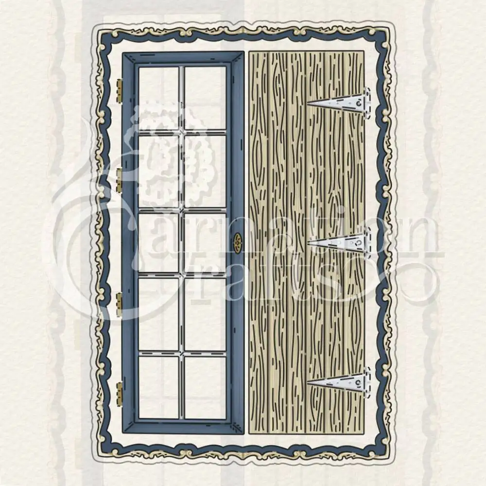 

Пластина забора и дверь металлические режущие штампы для «сделай сам» Скрапбукинг ремесла штампы режущий изготовитель фотоальбом шаблон р...