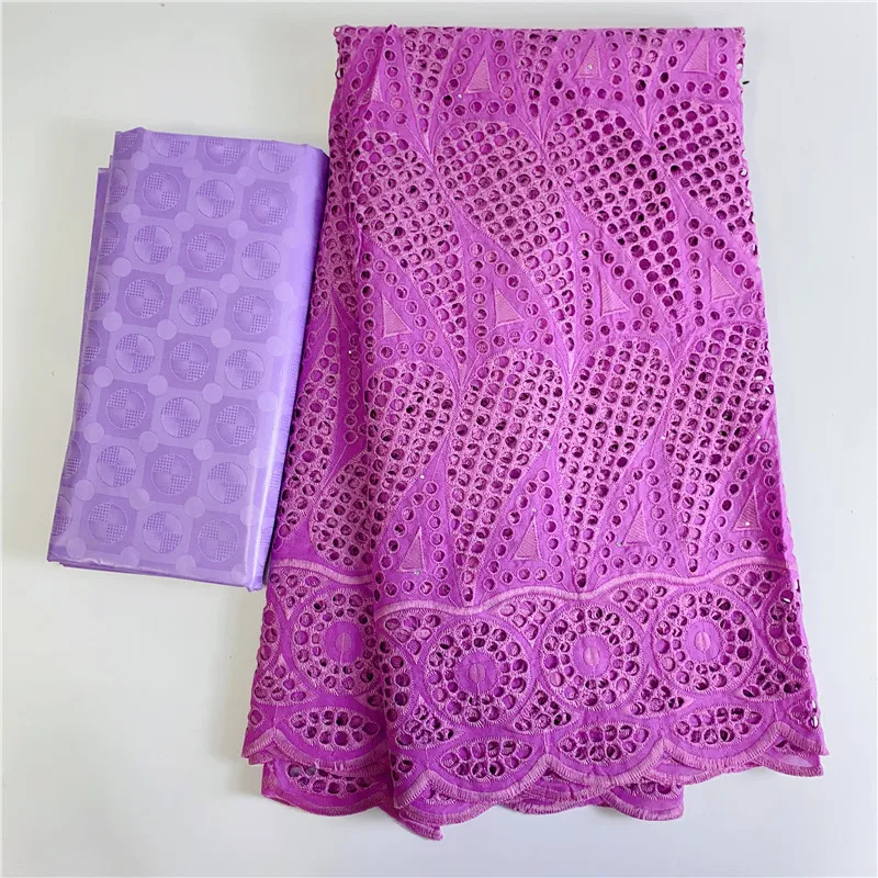 

2.5 y Swiss lace fabric +2.5 y Bazin Riche Brode Embroidery African High Quality 100% cotton fabrics voile lace Dubai style 4L48