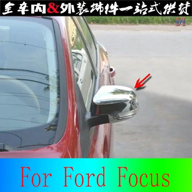 

For Ford Focus Blind Spot Mirror for Car Auxiliary Blind Rearview Mirror Cover Decoration Accessories Chrome Styling Products
