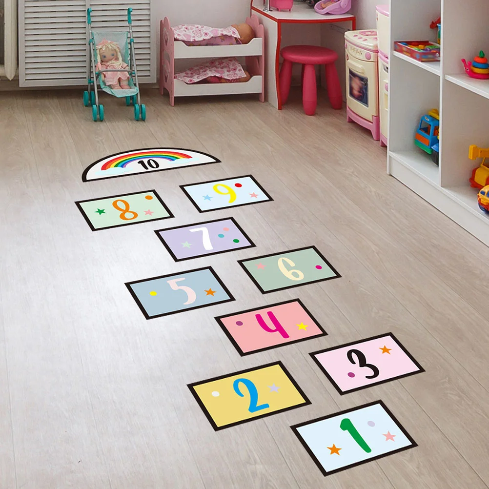 Детские игрушки талисман напольное зрение забавная игра наклейка на стену