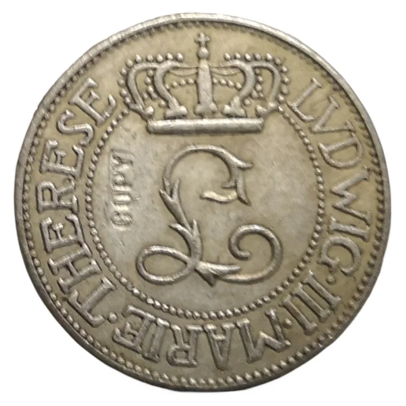 

Медаль 1918 года, золотая свадьба короля Баварии и Терезы из Австрии