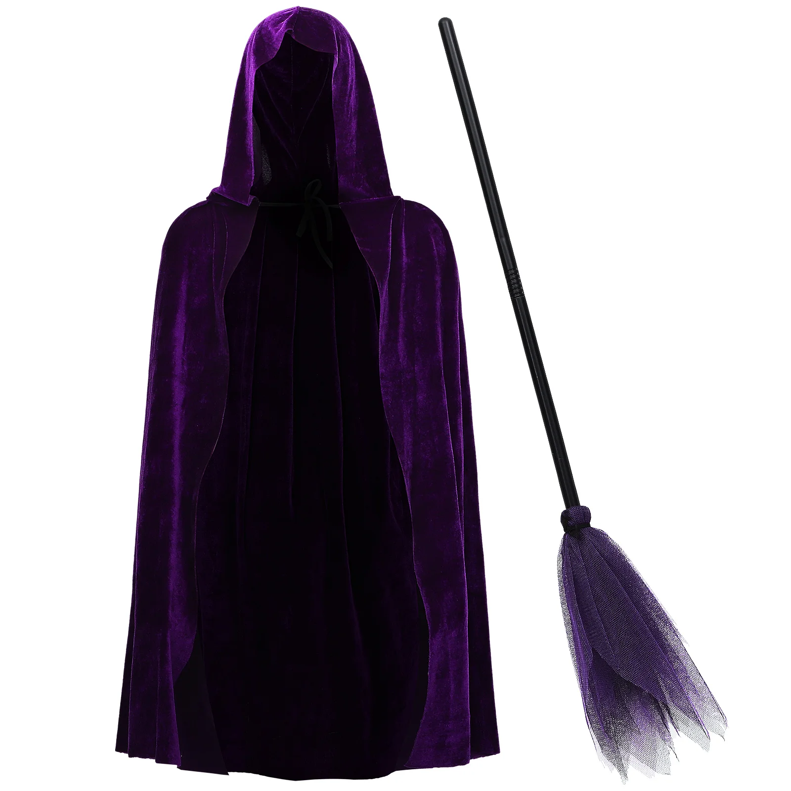 

Party Supplies Witch Broom Broomstick Plastic Costume Halloween Cloak Prop Cosplay