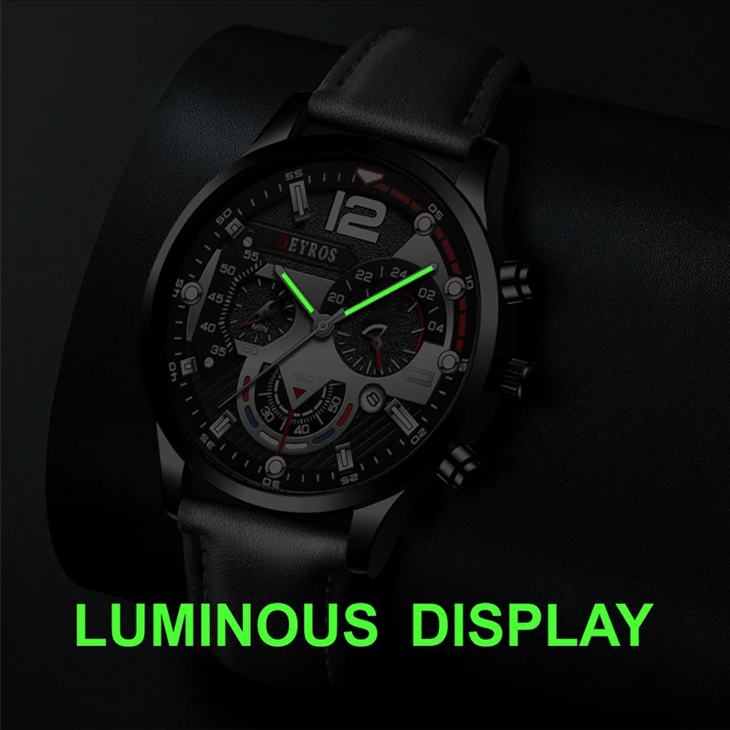 Fashion Mens Business Watches Luxury Gold Stainless Steel Mesh Belt Quartz Wrist Watch Luminous Clock Men Casual Leather Watch