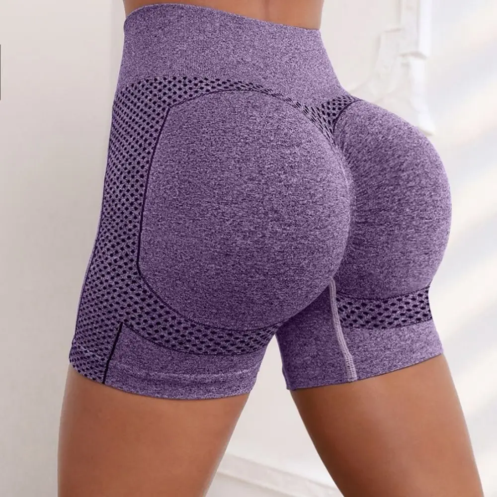 

Lady Yoga Shorts High Waist Workout Shorts Fitness Yoga Lift Butt Fitness Women Yoga Gym Running Short Pants Sportswear