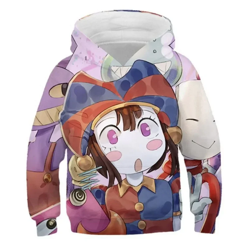 Jax удивительная цифровая Толстовка для косплея цирковой помани уличная одежда