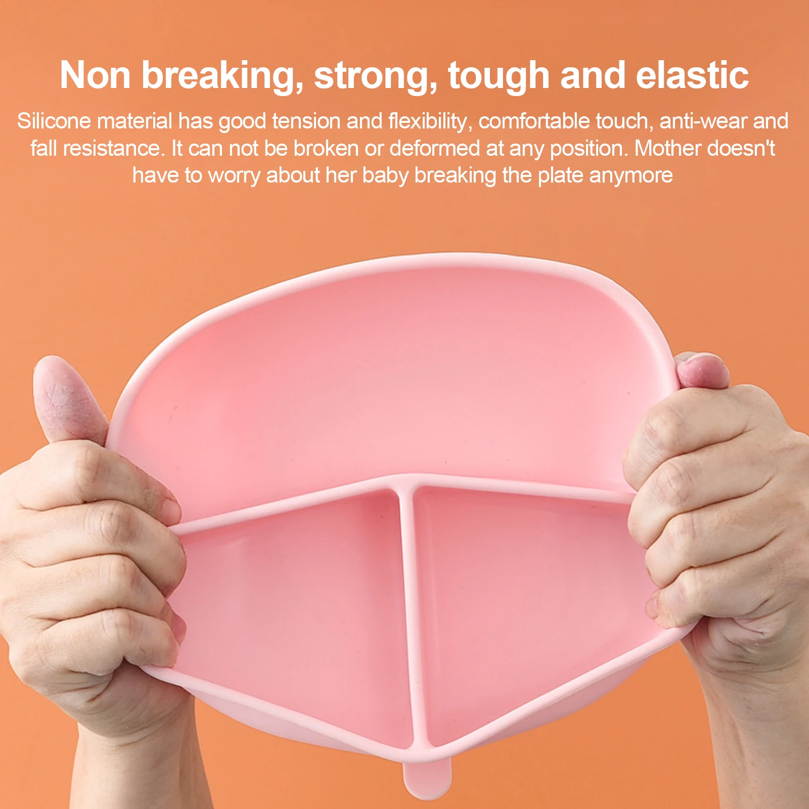 Силиконовый поднос для отлучения ребенка нескользящая присоска мытья в
