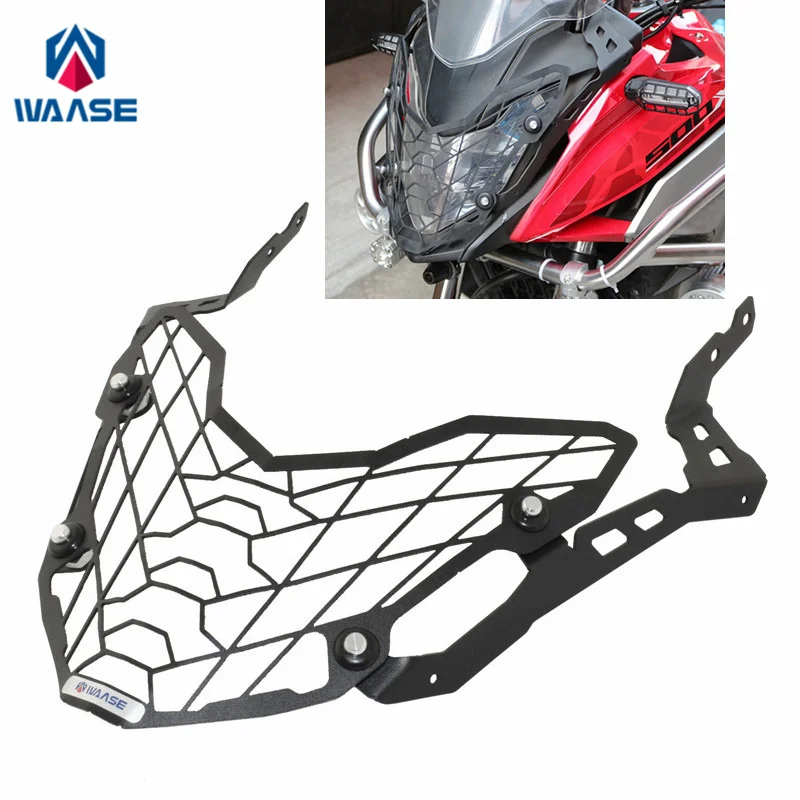 

waase For Honda CB500X CB 500X 500 X 2019 2020 2021 2022 Headlight Head Lamp Light Grille Guard Cover Protector