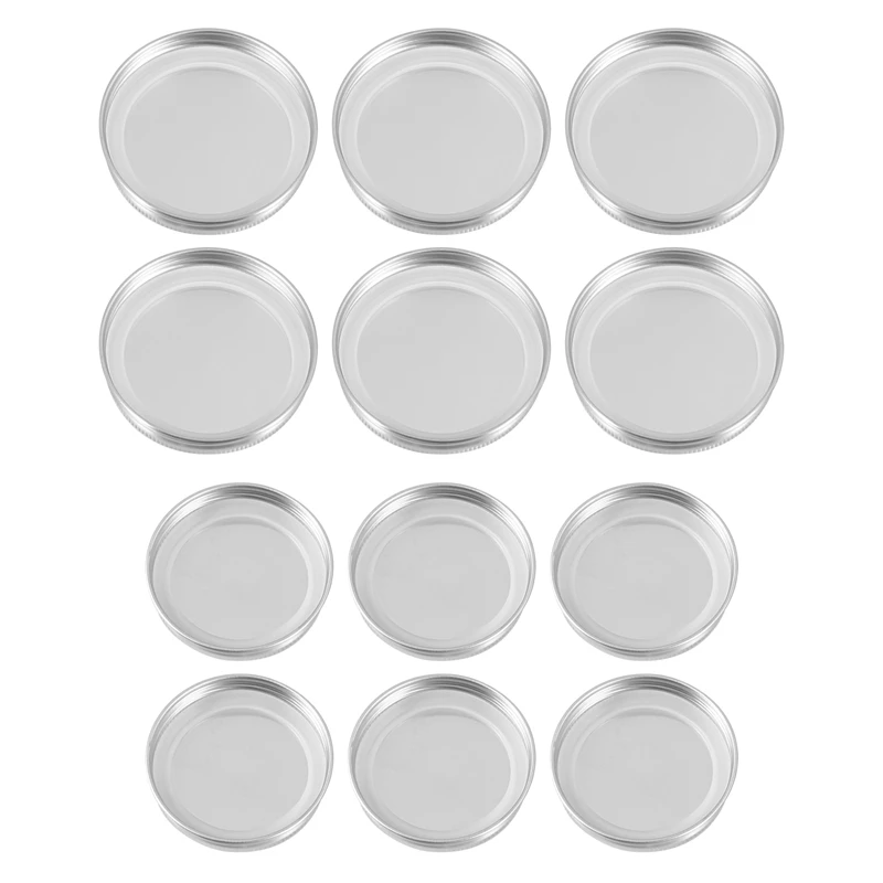 

12 шт., крышки для консервных банок из нержавеющей стали