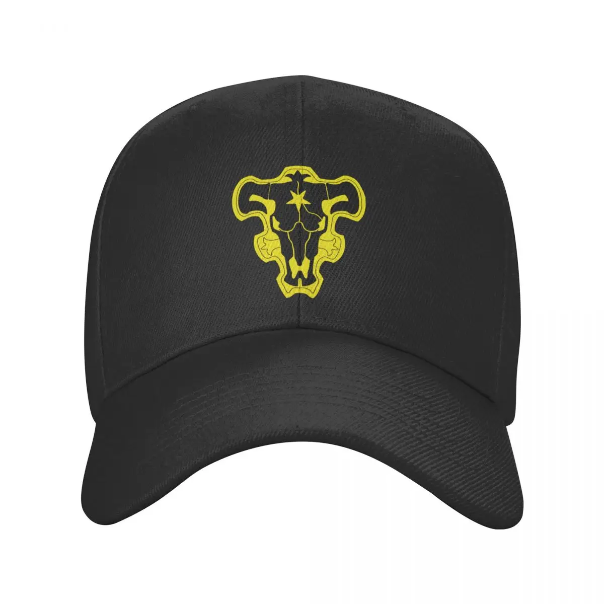 

Бейсболка с логотипом черного клевера и черного быка, кепка с защитой от солнца для мужчин и женщин, Регулируемая Кепка для папы, летние кепки