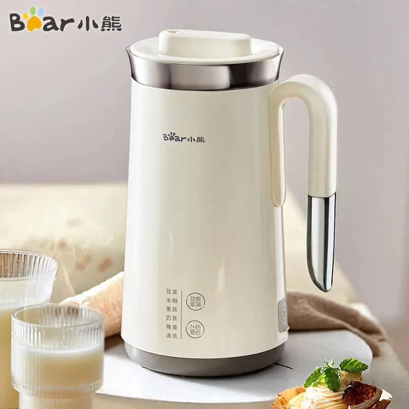 Bear Mini Soymilk Maker 600ML Intelligent Blender Electric Juicer Multifunction Breakfast Machine Food Mixer Filter-free 220V