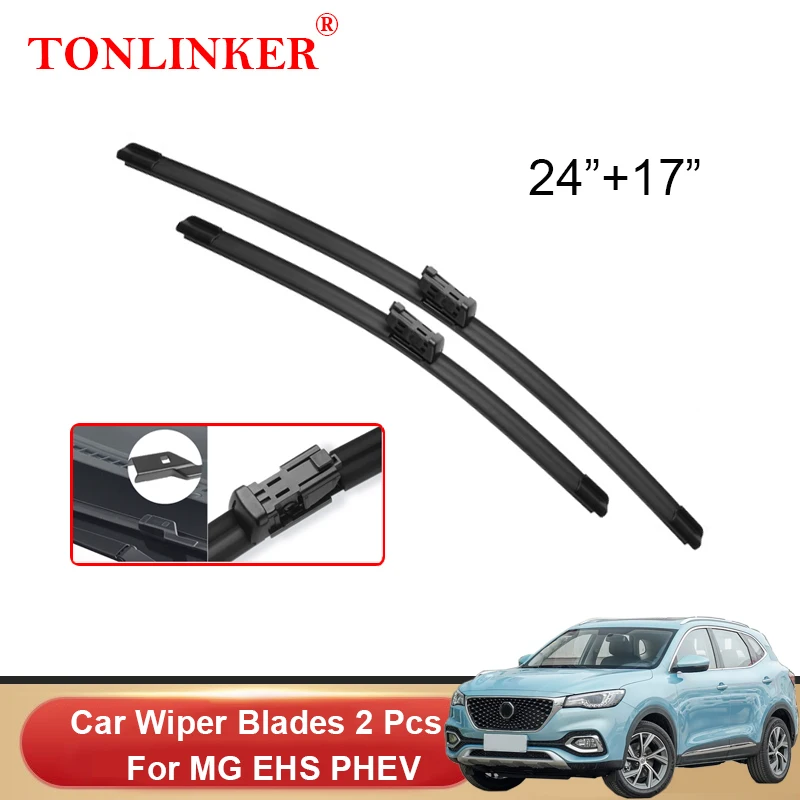 

TONLINKER Car Wiper Blades For MG EHS PHEV 2021 2022 Car Accessories Front Windscreen Wiper Blade Brushes Cutter