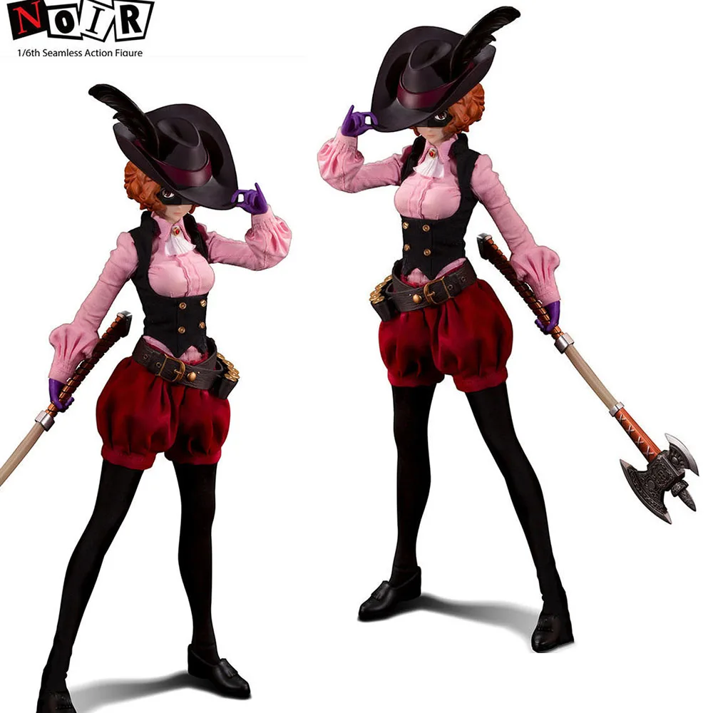 

Toyseiiki Ts08 1/6 Women Soldier Noir Persona 5 Handsome Japanese Anime Cosplay Game Full Set 12" Action Figure Body