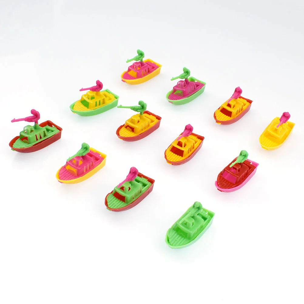 

20 Pcs Kids Boat Plastic Toy Mini Combat Model Plasticard Modelling Toys